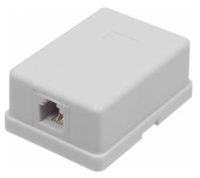 Розетка телефонная 1 порт RJ-11 (6p4c) 51047